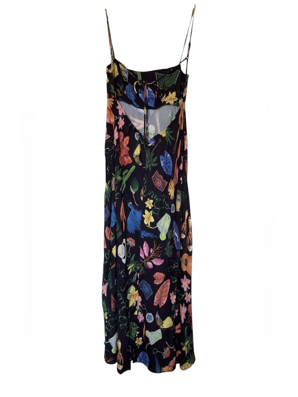 FARM Rio Buena Gente Tropical Print Maxi Dress NWOT - Picture 2 of 5
